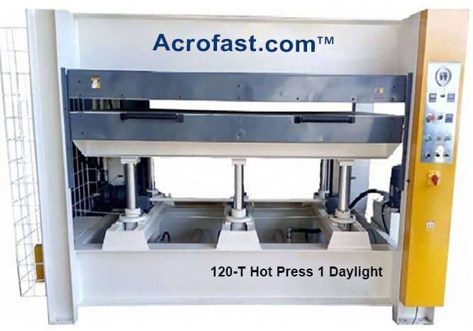 Hot Press Machines 120 & 160 Tons